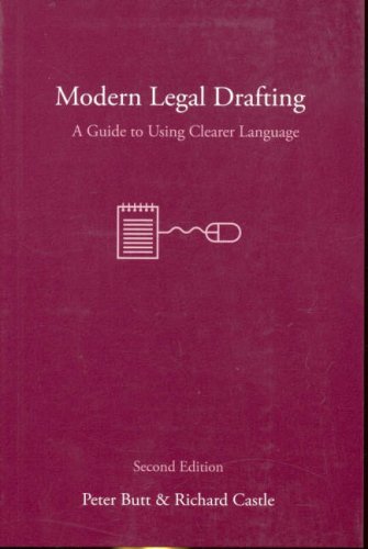 Modern Legal Drafting