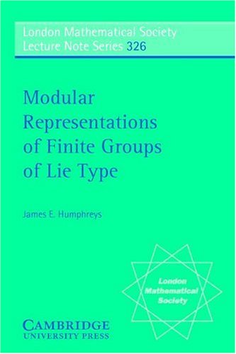 Modular Representations of Finite Groups of Lie Type