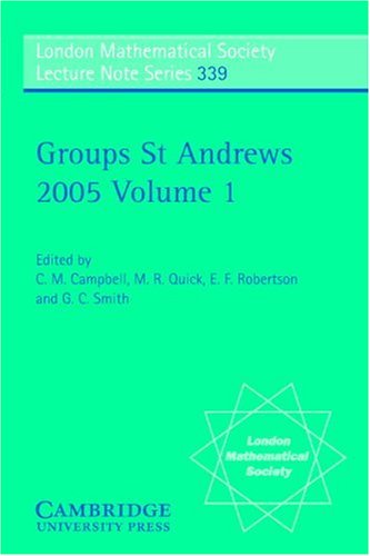 Groups St Andrews 2005