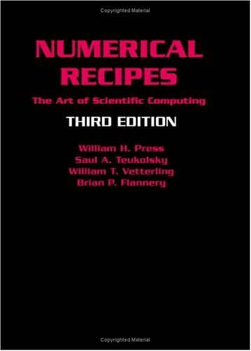 Numerical Recipes Source Code CD-ROM 3rd Edition