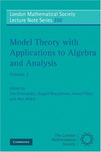 Model Theory with Applications to Algebra and Analysis