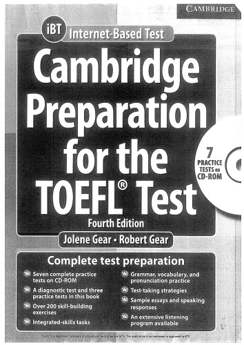 Cambridge Preparation for the TOEFL Test (Book &amp; CD-ROM)