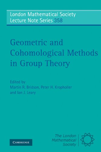 Geometric and Cohomological Methods in Group Theory