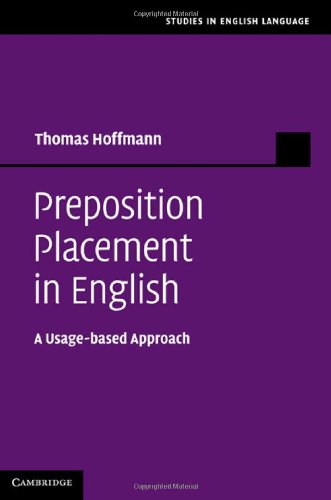 Preposition Placement in English