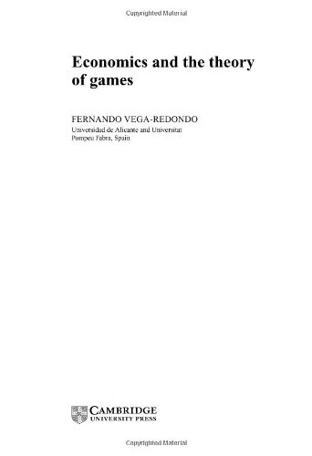 Economics and the Theory of Games