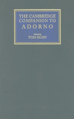 The Cambridge Companion to Adorno