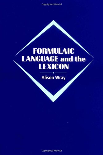 Formulaic Language and the Lexicon