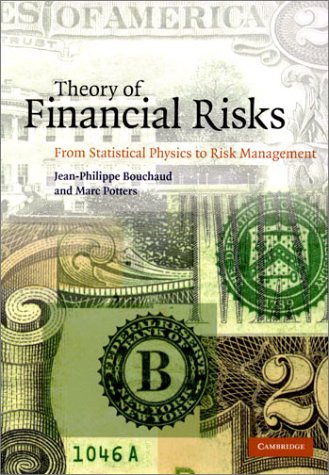 Theory Of Financial Risks