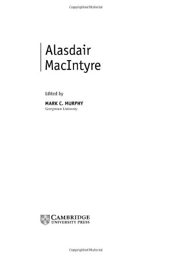 Alasdair MacIntyre