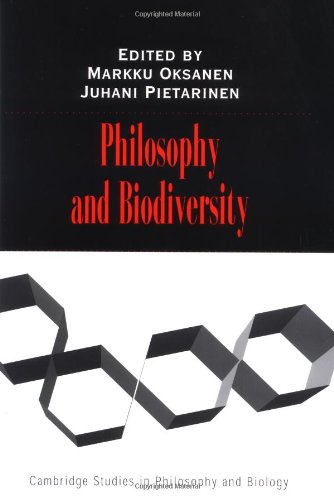 Philosophy and Biodiversity