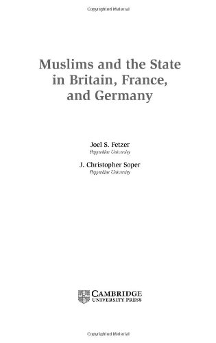 Muslims and the State in Britain, France, and Germany