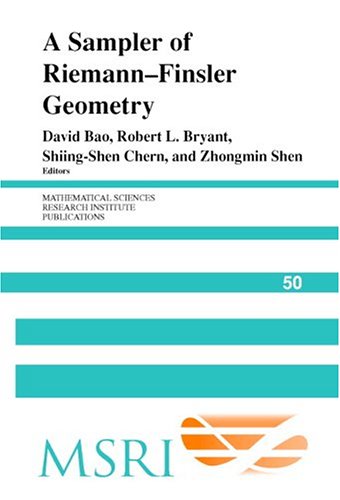 A Sampler of Riemann-Finsler Geometry