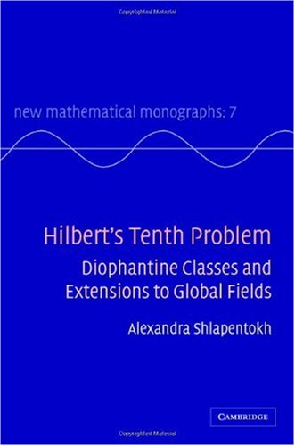 Hilbert's Tenth Problem