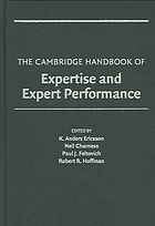 The Cambridge Handbook of Expertise and Expert Performance