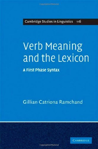 Verb Meaning and the Lexicon