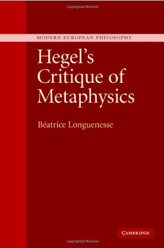 Hegel's Critique of Metaphysics