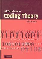 Introduction to Coding Theory