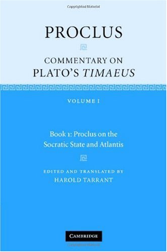 Commentary on Plato's Timaeus, Vol. 1