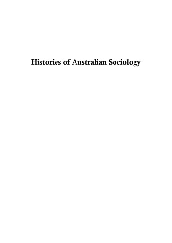 Histories Of Australian Sociology