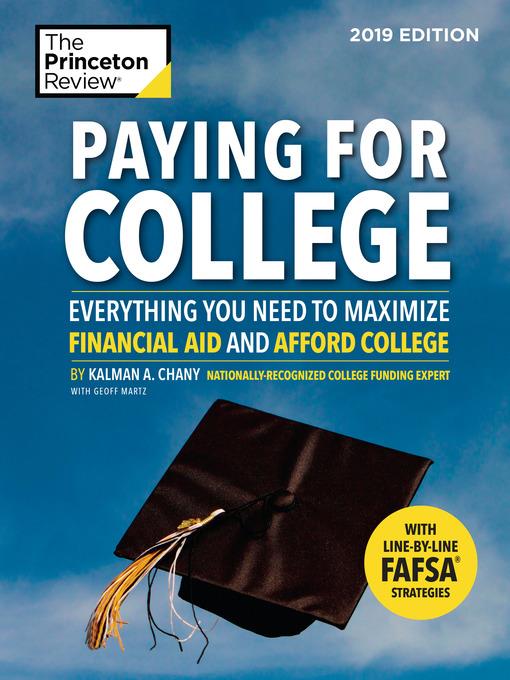 Paying for College, 2019 Edition