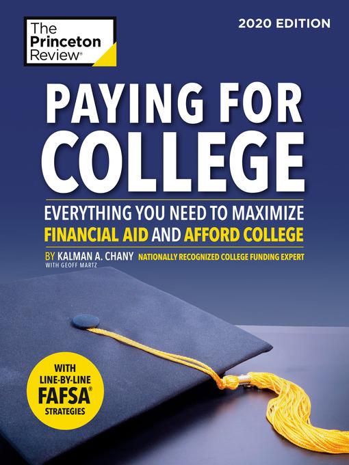 Paying for College, 2020 Edition