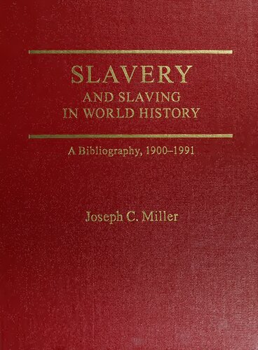 Slavery And Slaving In World History