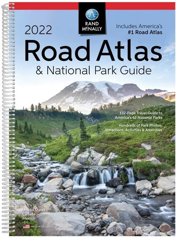 2022 Road Atlas &amp; National Park Guide (Rand McNally National Park Road Atlas and Travel Guide)