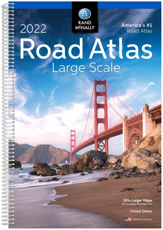 2022 Large Scale Road Atlas (Rand McNally Large Scale Road Atlas USA)