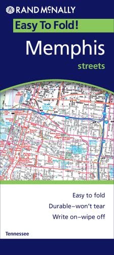 Rand McNally Memphis, Tennessee: Streets (Rand Mcnally Easy to Fold!)