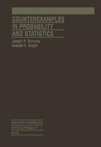 Counter-examples in Probability and Statistics (The Wadsworth &amp; Brooks/Cole statistics/probability series)