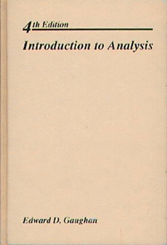 Introduction to Analysis