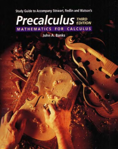 Student Solutions Manual for Stewart/Redlin/Watson S Precalculus