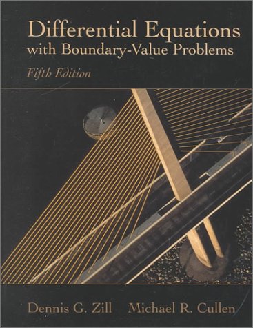 Differential Equations With Boundary Value Problems