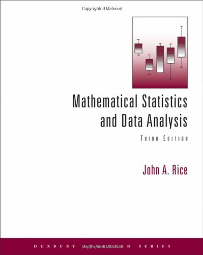 Mathematical Statistics and Data Analysis (with CD Data Sets) (Duxbury Advanced)