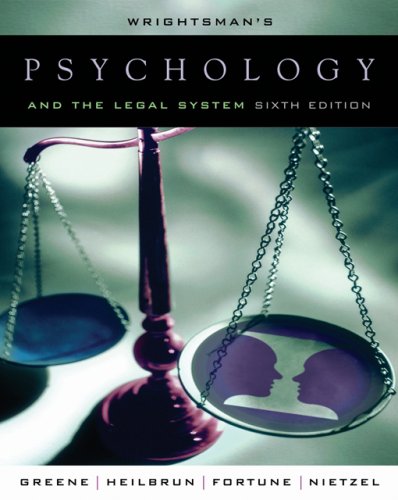 Wrightsman's Psychology and the Legal System