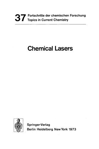 Chemical lasers