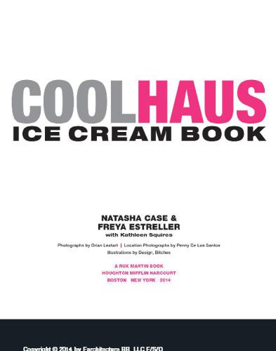 Coolhaus Ice Cream Book