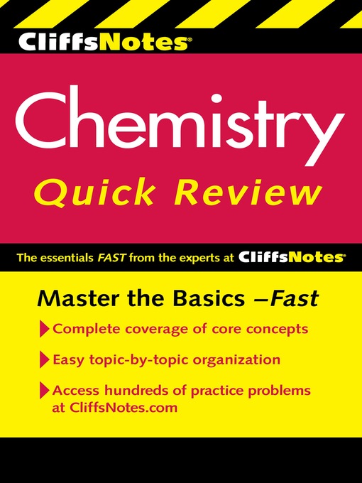 CliffsNotes Chemistry Quick Review