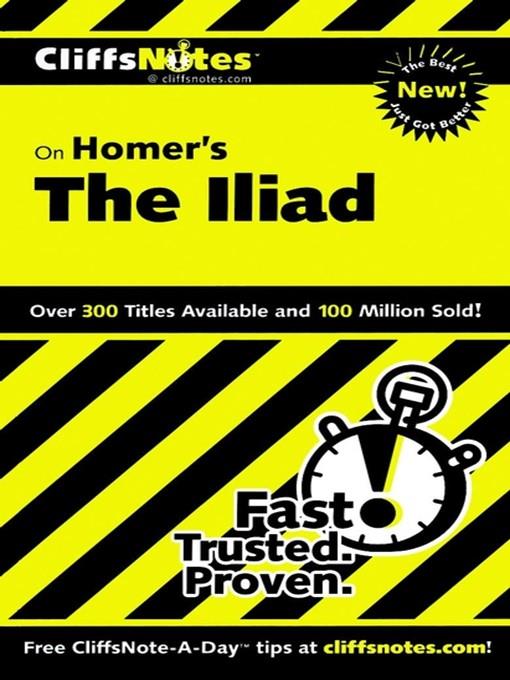 CliffsNotes on Homer's Iliad