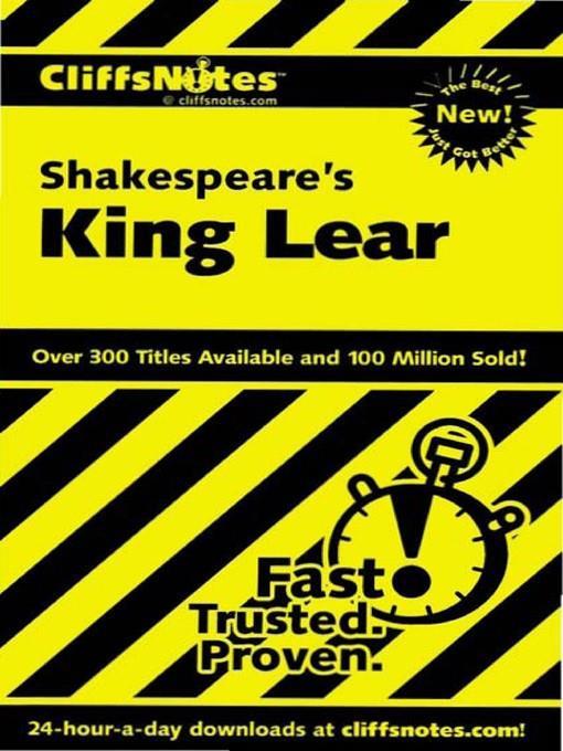 CliffsNotes on Shakespeare's King Lear