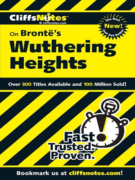 CliffsNotes on Bronte's Wuthering Heights