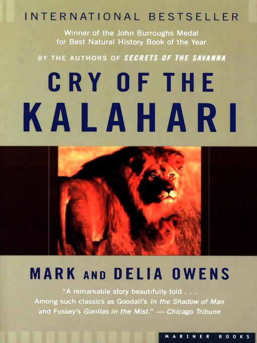 Cry of the Kalahari