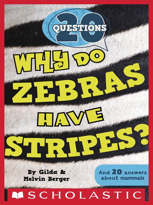 Why Do Zebras Have Stripes?