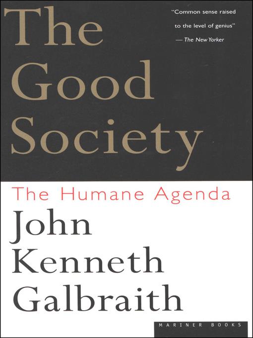 The Good Society