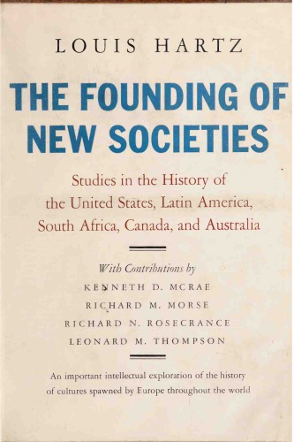 The Founding of New Societies