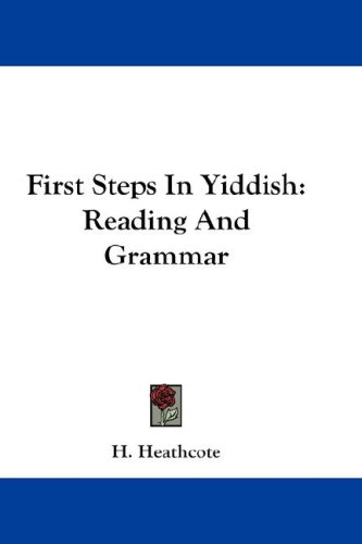 First Steps In Yiddish