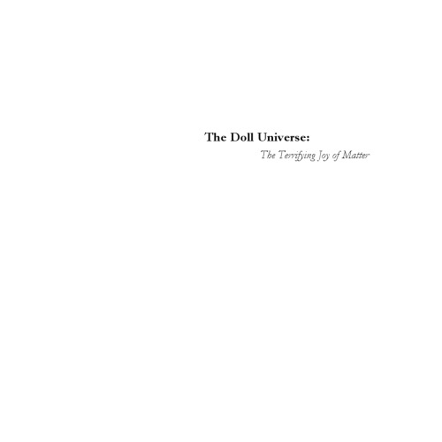 Doll universe (b/w).