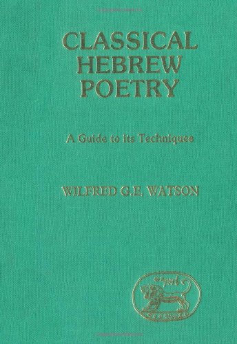 Classical Hebrew Poetry