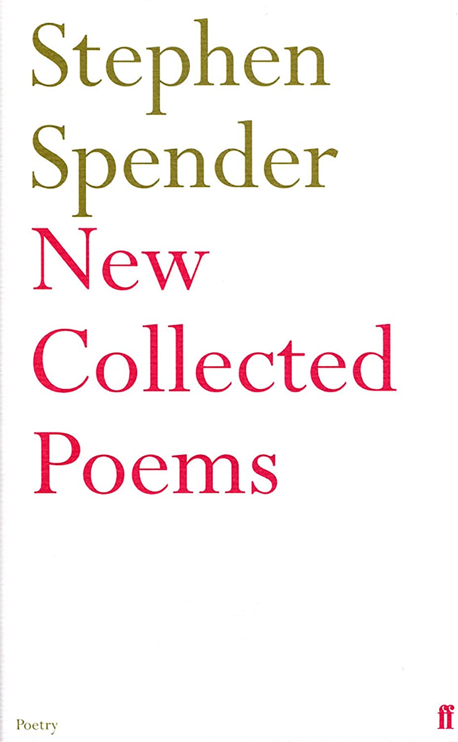 New Collected Poems of Stephen Spender