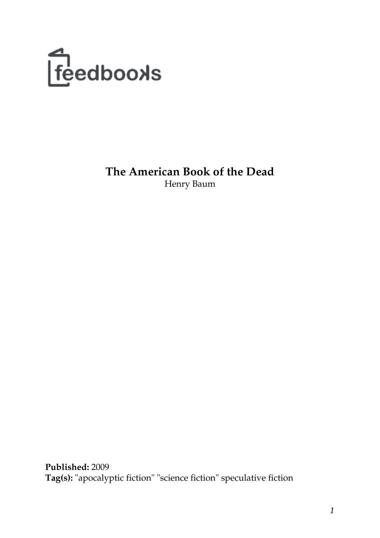 The American Book of the Dead